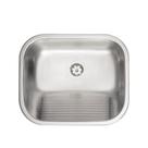Tanque encaixe tramontina 34l 50x40x25cm aco inox acetinado com valvula