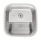 Tanque encaixe tramontina 40x40cmaco inox polido alto brilho 94403407 25l s/valvula