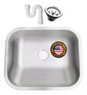 Tanque Inox 50X40 fosco- Sobrepor E Embutir +Válvula