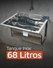 Tanque Inox 68 Litros Fixa Parede 608x506x434 Solo