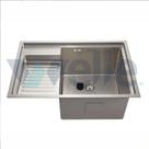 Tanque Inox 70x46x30cm Lavanderia Welle