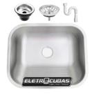 Tanque Inox Eletrocubas Fosco 50x40 30l Sobrepor Embutir Tanque Inox Eletrocubas Fosco 50x40 30l Sobrepor Embutir