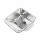 Tanque Inox Embutir 450x450x205 Polido 25 Litros Solo