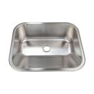 Tanque Inox Lavanderia 55x45cm Escovado Embutir ou Sobrepor com Válvula e Esfregador V212 Vimer
