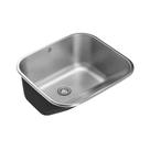 Tanque Inox monobloco com válvula e sifão Atikum Pingoo.casa Tanque Inox monobloco com válvula e sifão Atikum Pingoo.casa
