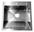 Tanque Inox Quadrado Escovado Para Lavanderia 45x48x20cm Tanque Inox Quadrado Escovado Para Lavanderia 45x48x20cm