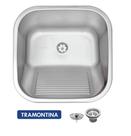 Tanque Inox Tramontina 23 Litros Acetinado 40x40x21cm Válvula 3 1/2 Gratuita