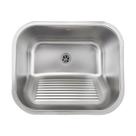 Tanque Lavanderia 55 X 45 Com Válvula Aço Inox 201 Tubrax