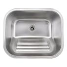 Tanque Lavanderia Aço Inox 55x45 Com Acetinado Cor Prata Tanque Lavanderia Aço Inox 55x45 Com Acetinado Cor Prata