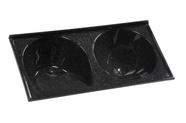 Tanque Lavar Roupa Sintético 124 x 62cm Preto - Rorato