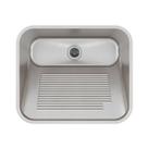 Tanque Mekal 60 Litros em Aço Inox Escovado 60x50x28,5 cm CT60 Tanque Mekal 60 Litros em Aço Inox Escovado 60x50x28,5 cm CT60
