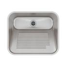 Tanque Mekal 60 Litros em Aço Inox Escovado 60x50x28,5 cm CT60