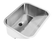 Tanque monobloco 55L INOX 304 Acetinado 635X530X250CM 10.04.20435 Embutir/Sobrepor