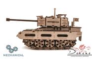 Tanque pequeno - quebra cabeças 3d mecânico - darama