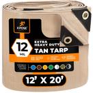 Tanque pesado de segurança Poly Tarp Xpose, 3,7 m x 6,1 m, à prova d'água Tanque pesado de segurança Poly Tarp Xpose, 3,7 m x 6,1 m, à prova d'água