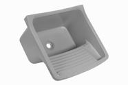 Tanque Plástico para Lavar Roupa 58x52x32 40,5l Cinza