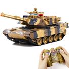 Tanque RC DBshoot M1A2 Escala 1:24 com Fumaça, Som e Luz Tanque RC DBshoot M1A2 Escala 1:24 com Fumaça, Som e Luz