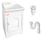 Tanque Stilofibras 20l Frontal + Kit Instalação - BRANCO