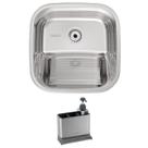 Tanque Tramontina Hera 25 L Polido 40x40 + Organizador