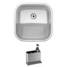 Tanque Tramontina Hera 25L Acetinado 40x40 + Organizador