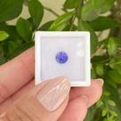 Tanzanita Azul Brilhante ø6,1mm 1,28ct