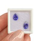 Tanzanita Azul Gota Par 2,35ct