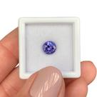 Tanzanita Brilhante ø6,4mm 1,33ct