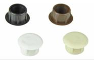 Tapa Furo 10mm 500 Marrom 500 Branco