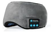 Tapa olho dormir mascara com som bluetooth fone tapa ouvido