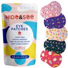 Tapa-olhos HIDE&SEE para crianças para cuidados com a pele, ambliopia, pacote com 50