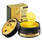 Tapa-olhos Yargkos, colágeno dourado 24K, 60 unidades