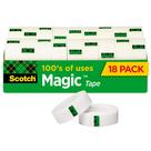 Tape Scotch Magic Invisible 18 Rolls para home office school Tape Scotch Magic Invisible 18 Rolls para home office school