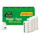 Tape Scotch Magic Invisible 24 rolos para escritório e escola Tape Scotch Magic Invisible 24 rolos para escritório e escola