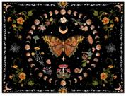 Tapeçaria Aipon Orange Butterfly Moon Flower 173cm x 229cm