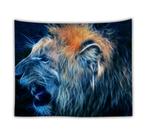Tapeçaria Animal Lion Wall Microfabric 150x150cm Estética de quarto Tapeçaria Animal Lion Wall Microfabric 150x150cm Estética de quarto