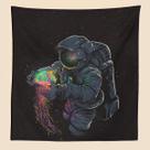 Tapeçaria Astronauts Wall Microfabric 150x100cm Decoração de quarto Tapeçaria Astronauts Wall Microfabric 150x100cm Decoração de quarto
