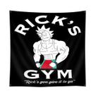 Tapeçaria, bandeira, decoração de pendurar na parede, Ricks Gyms, arte da bandeira, anime