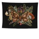 Tapeçaria, borboleta, microtecido, 150x130cm, decoração de quarto