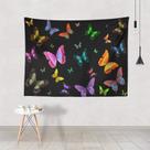 Tapeçaria, borboleta, microtecido de parede, 150x110cm, estética de quarto