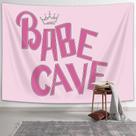 Tapeçaria Bzhilja Babe Cave Rosa 152x102 cm Decoração de Parede