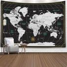 Tapeçaria CAPSCELOLL World Map Wall 200x150cm Poliéster