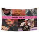 Tapeçaria Certified Lovers Boys Drakes Flag Art 90x150cm
