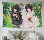 Tapeçaria data, um anime ao vivo, design de mangá, 145 x 100 cm, poliéster