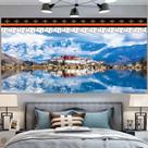 Tapeçaria de estilo tibetano Potala Palace Snow Mountain 150x130cm