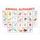 Tapeçaria de parede Animal Alphabet Room Aesthetic 280x150cm