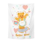 Tapeçaria de parede Butter Bear Microfabric 150x130cm Tapeçaria de parede Butter Bear Microfabric 150x130cm