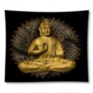 Tapeçaria de parede de Buda Indiano 150x100cm em fibra de poliéster