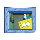 Tapeçaria De Parede Do Bob Esponja E Do Squidward Para Quarto, Decoração De Festa E Festival, Pano