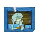 Tapeçaria De Parede Do Cartoon SpongeBob E Squidward Para Decoração De Quarto, Tecido Para Festas E
