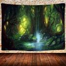 Tapeçaria de parede Fairy Tale Forest Aesthetic 150x100cm poliéster